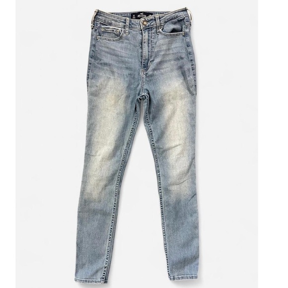 Hollister Denim - Hollister Classic Blue Denim Skinny Cigarette Jeans 3S teen short ultra slim